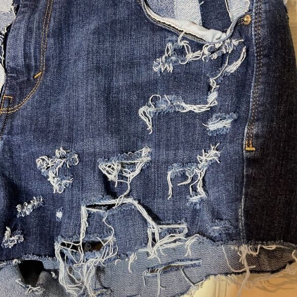 Levi's Patchwork Upcycled Cutoff Shorts W31 - Picture 7 of 16